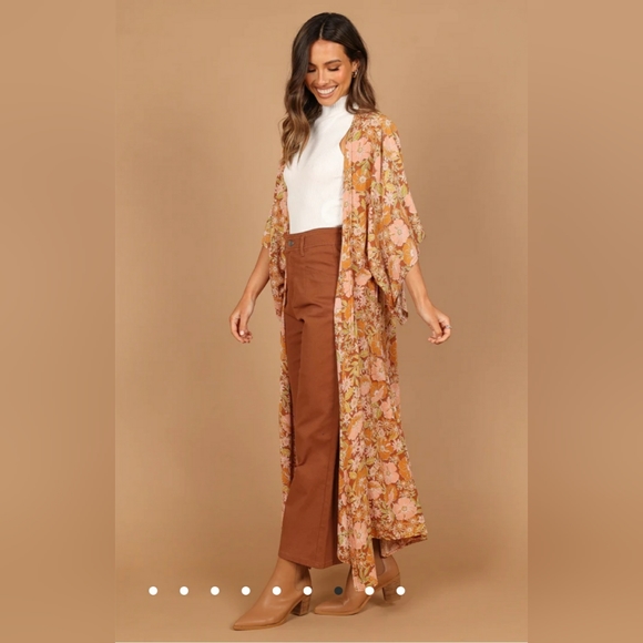 Kimono-pink floral "Mishka" - Picture 3 of 10